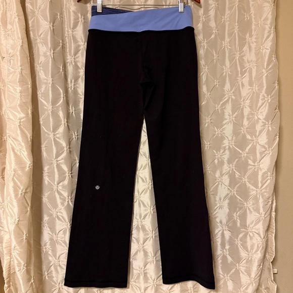 Lululemon Black Astro Pants Wide Flare Leg Full-On Luon Yoga Antidote / Lullaby - Picture 7 of 16